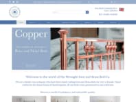 Wrought Iron & Brass Bed